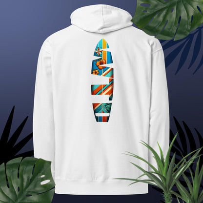 Adult WTD Tropical Surfboard Hoodie